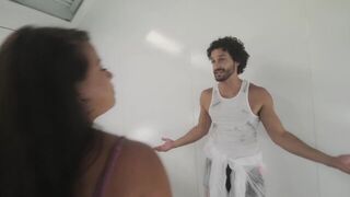 My ex wife came to work yelling about some money she wanted something else instead - porn video