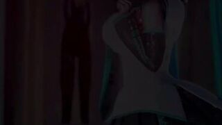 Hatsune Miku awaits you after a game in Fortnite - porn video