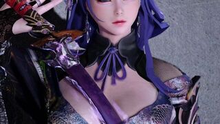 The Temptation of Raiden Shogun Cosplayer - porn video