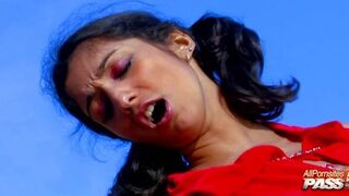 Red Dress And Beach Sex - porn video