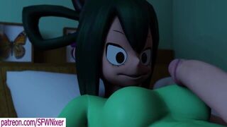 My Hero Academia Futanari Lesbian Hentai At Home Incident - porn video
